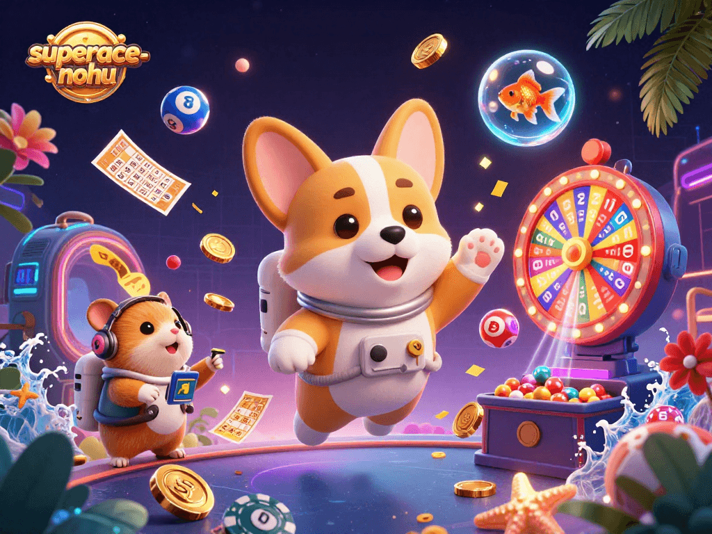 Join the action in superace-nohu with fun characters amidst dynamic casino excitement and rich visuals.