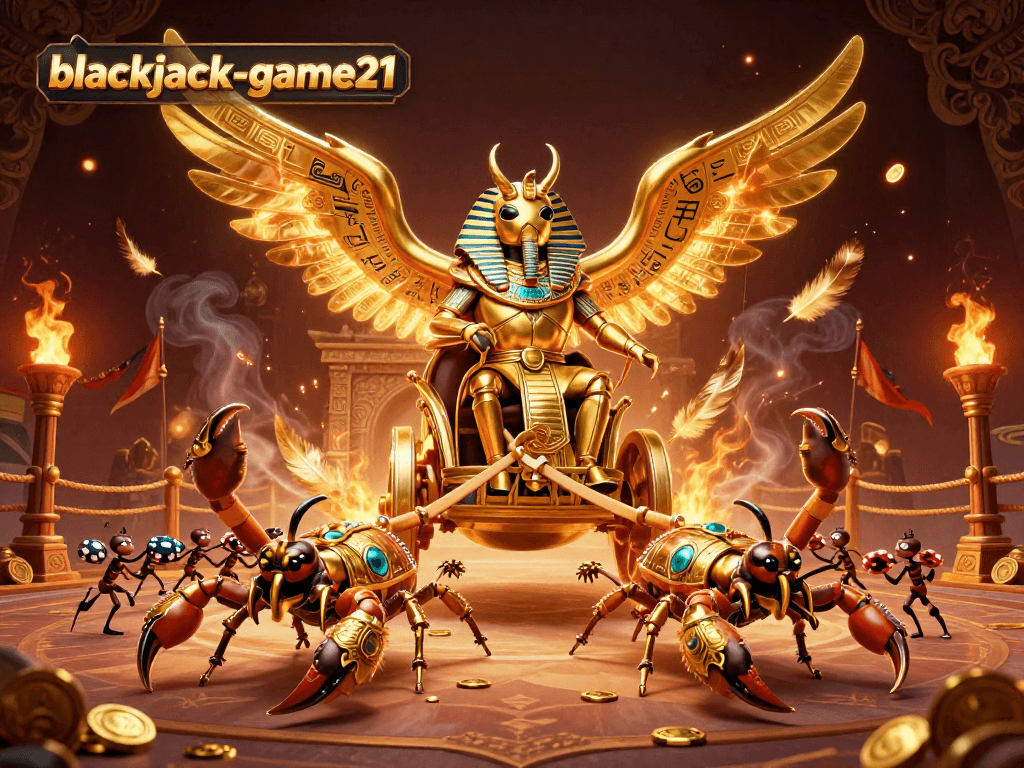 Experience thrilling gameplay at blackjack-game21 with an ornate, rich casino atmosphere.