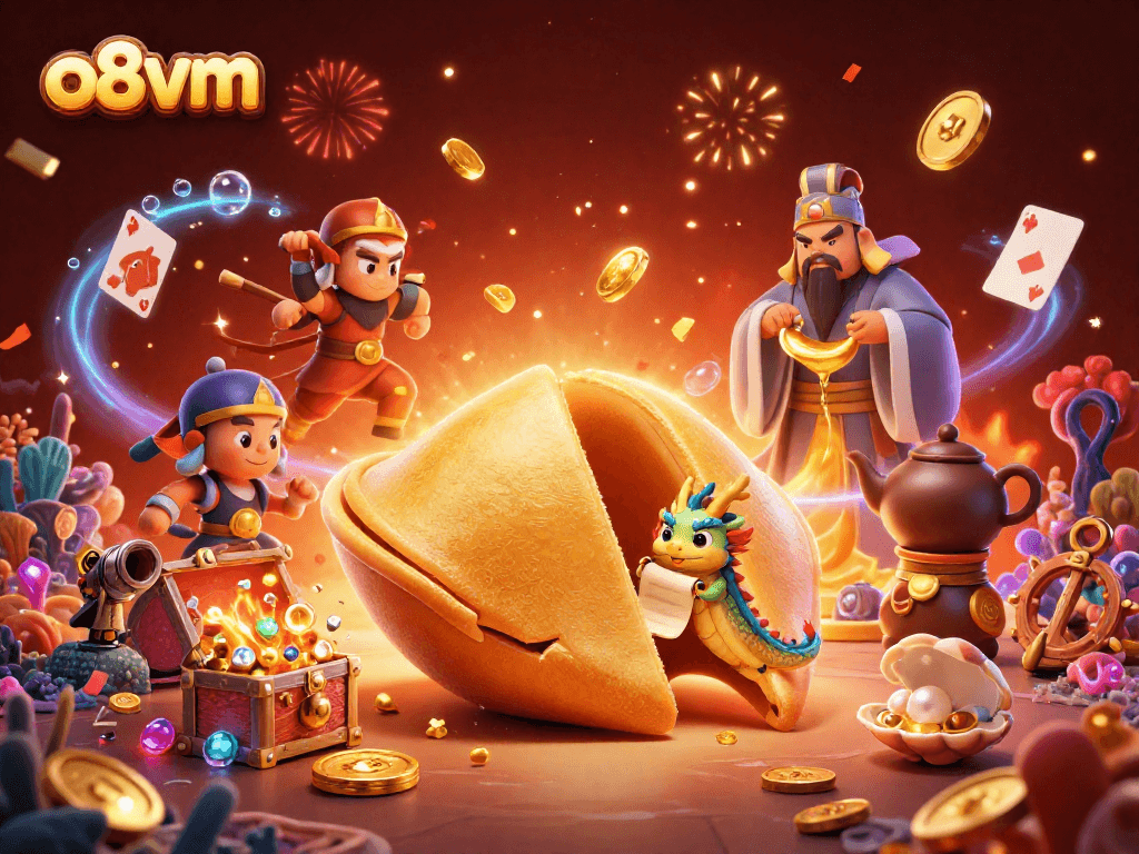 Spin fortune with o8vm's vibrant 3D casino illustration, adding excitement to gaming journeys.