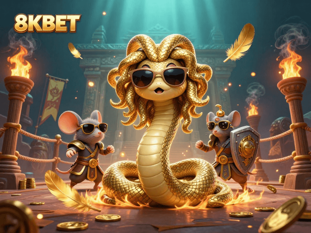 Engage with exciting gameplay at 8KBET featuring fun characters and dynamic gambling elements.