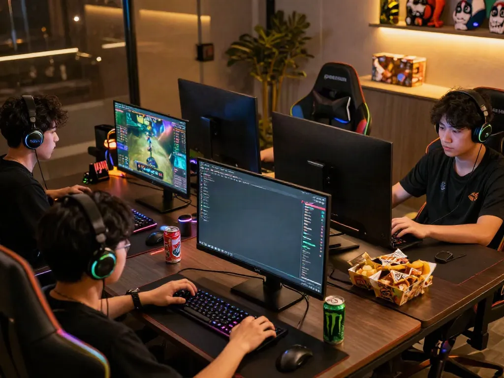 Dynamic online gaming competition featuring luxury111 players in action.