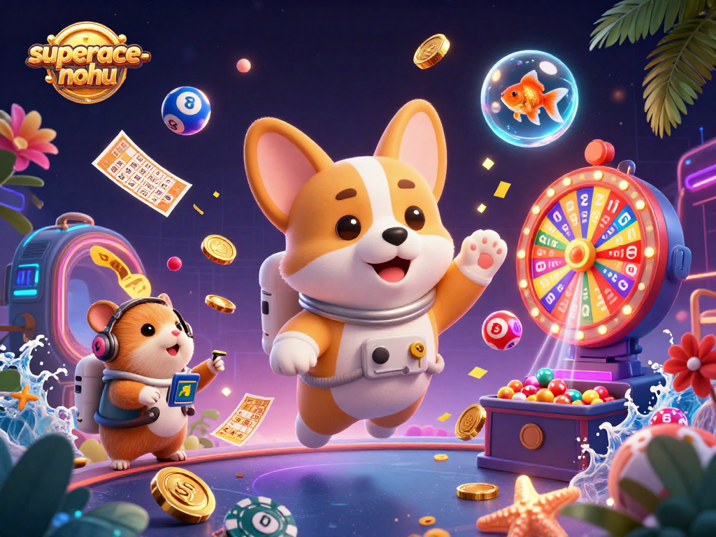 Join the action in superace-nohu with fun characters amidst dynamic casino excitement and rich visuals.