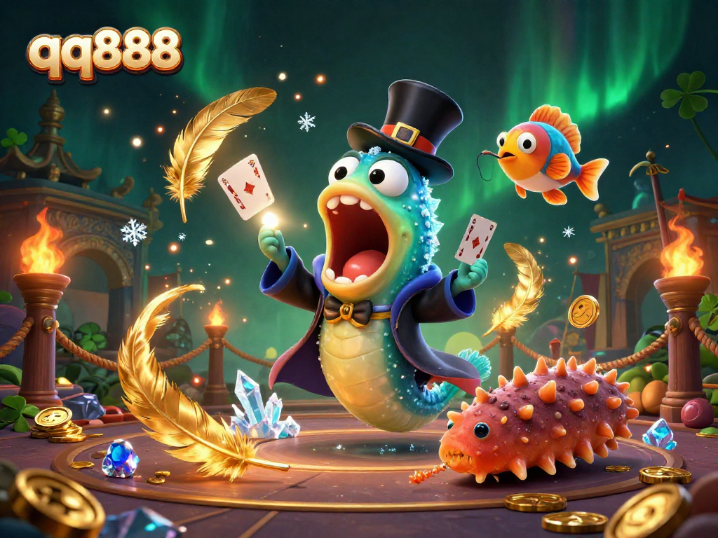 Engage in winning strategies at qq888 with enchanting casino-themed underwater magic.