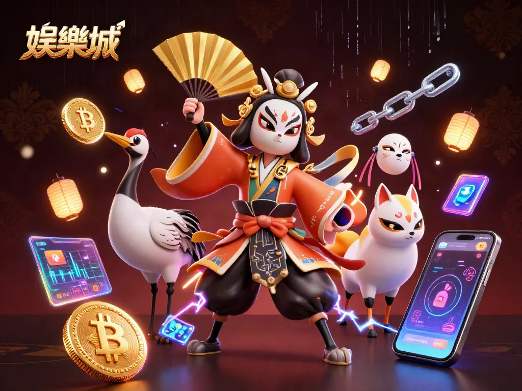 娛樂城中的3D卡通角色展現華美氛圍,代表賭博活動的精彩瞬間。