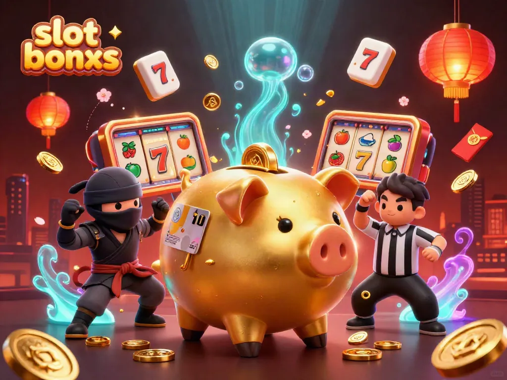 Experience exhilarating slot bonus gameplay with vibrant 3D characters and rich casino elements.