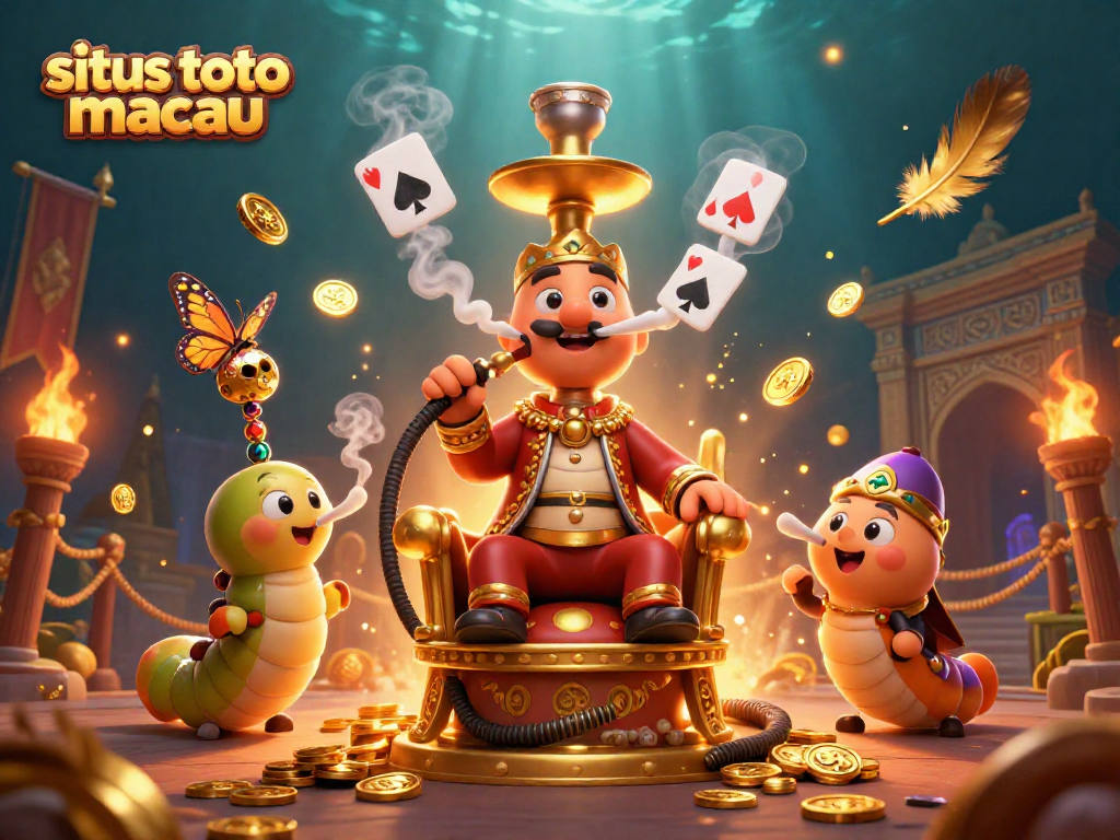 Menangkan peluang di situs toto macau dengan karakter unik dalam ilustrasi kasino yang memikat.