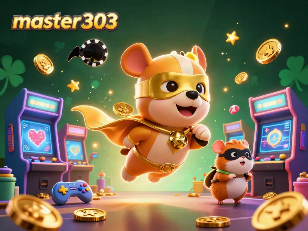 Mainkan game menarik di master303 dengan karakter superhero dan elemen kasino.