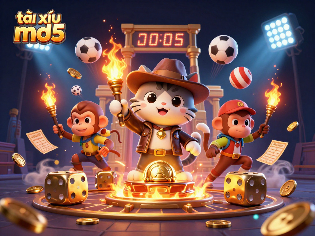 Engage in tài xỉu md5 gaming excitement amidst ancient treasures and dynamic sports elements.
