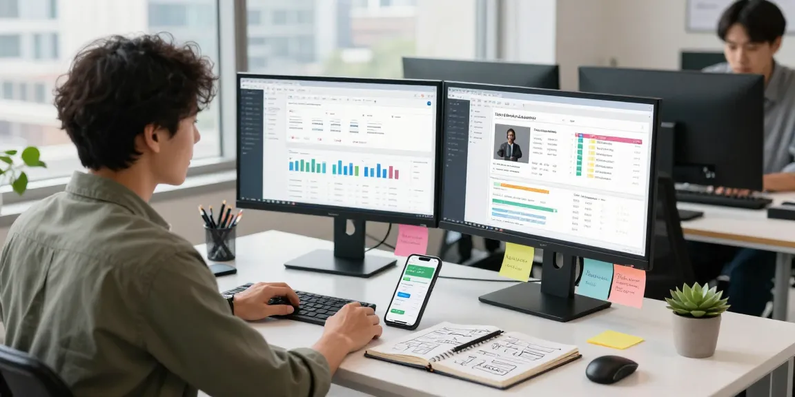 Menampilkan suasana kerja pemasaran digital dengan coloksgp dan analisis kampanye.