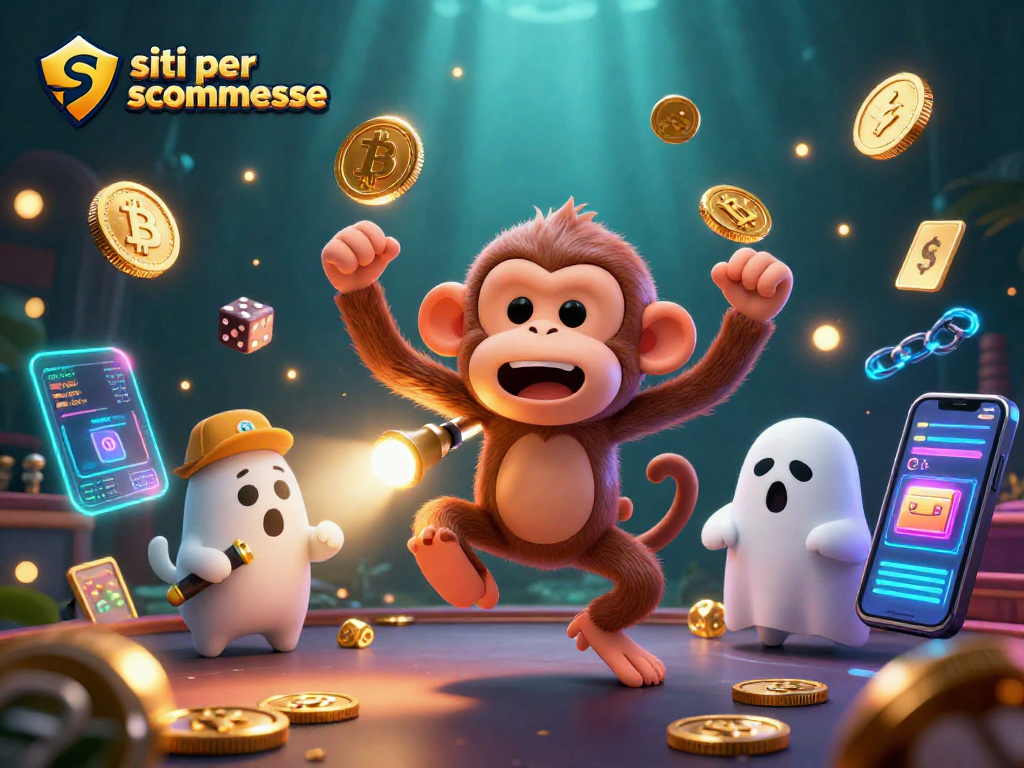 Scommetti in siti per scommesse con il curioso scagnozzo e il poltergeist in un casinò infestato mentre ballano tra oggetti d'oro scintillanti.