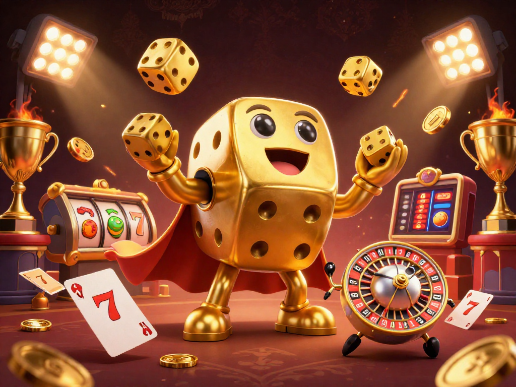 Engage in thungphim excitement with dynamic slot reels and vibrant golden gaming elements.