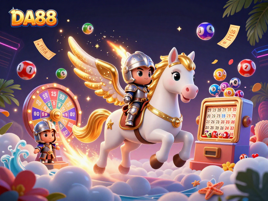 Engage in thrilling gameplay and winnings at DA88 with festive lottery atmosphere and gaming excitement.