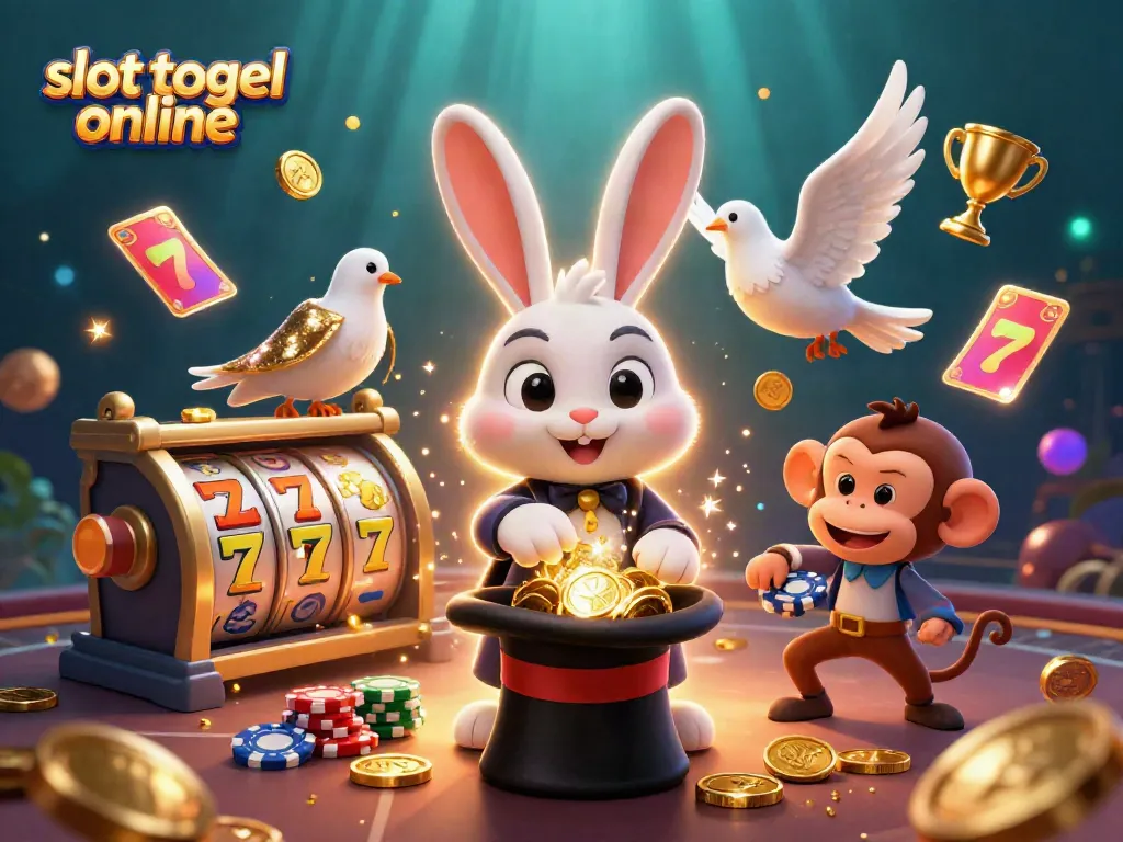 Menangkan slot togel online dengan strategi cerdas dan seru dalam ilustrasi kasino 3D.