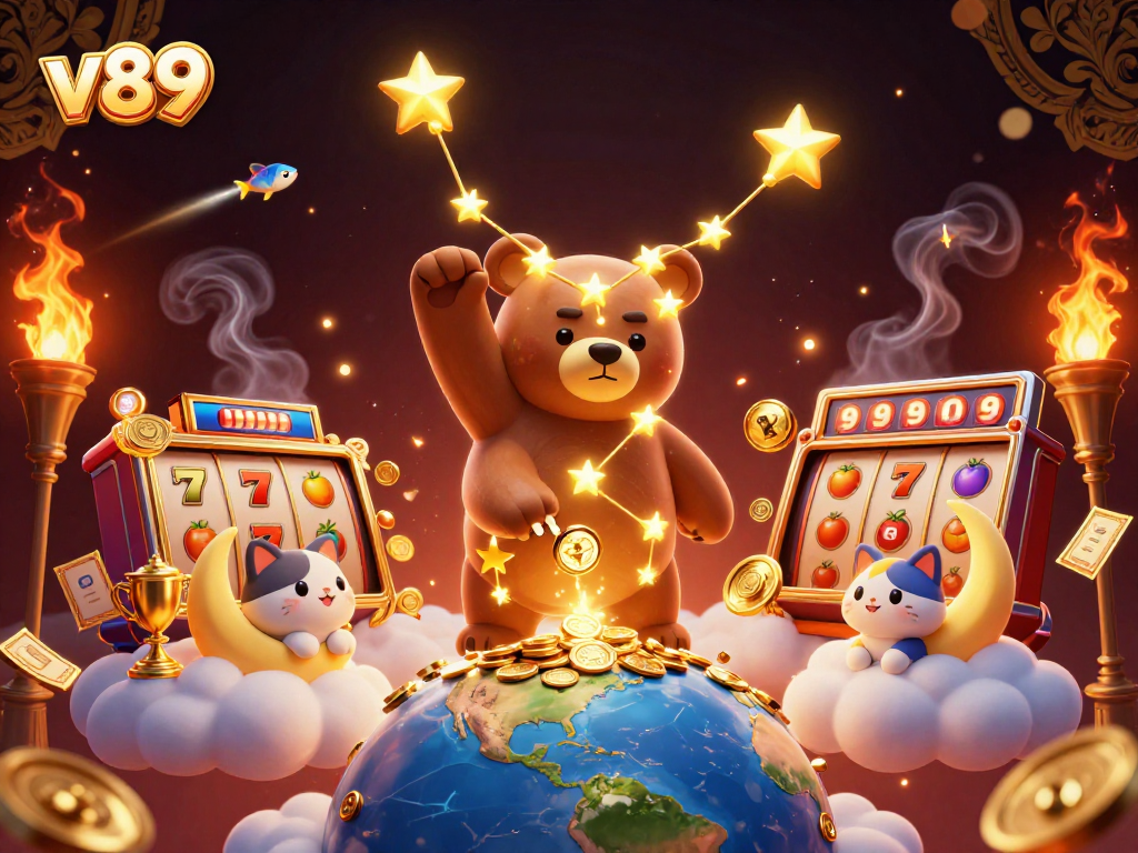 v89 menjelaskan slot dengan gambaran berwarna cerah dan karakter menarik