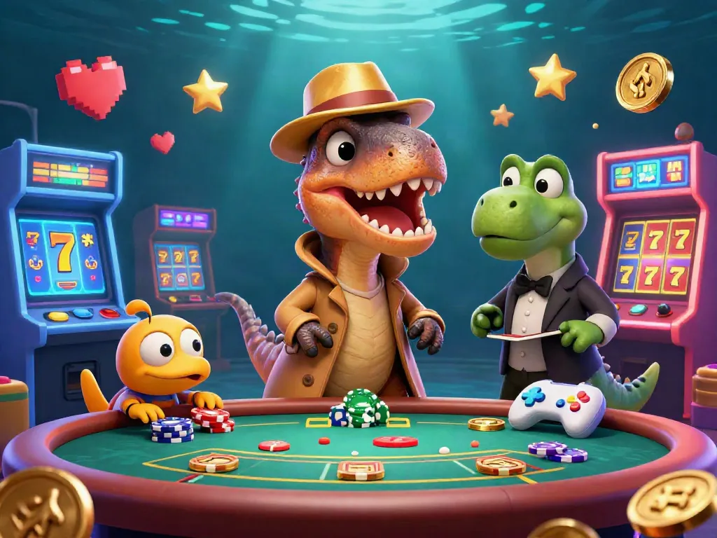 Experience thrilling moments at CM88 with a velociraptor card counter and casino excitement.