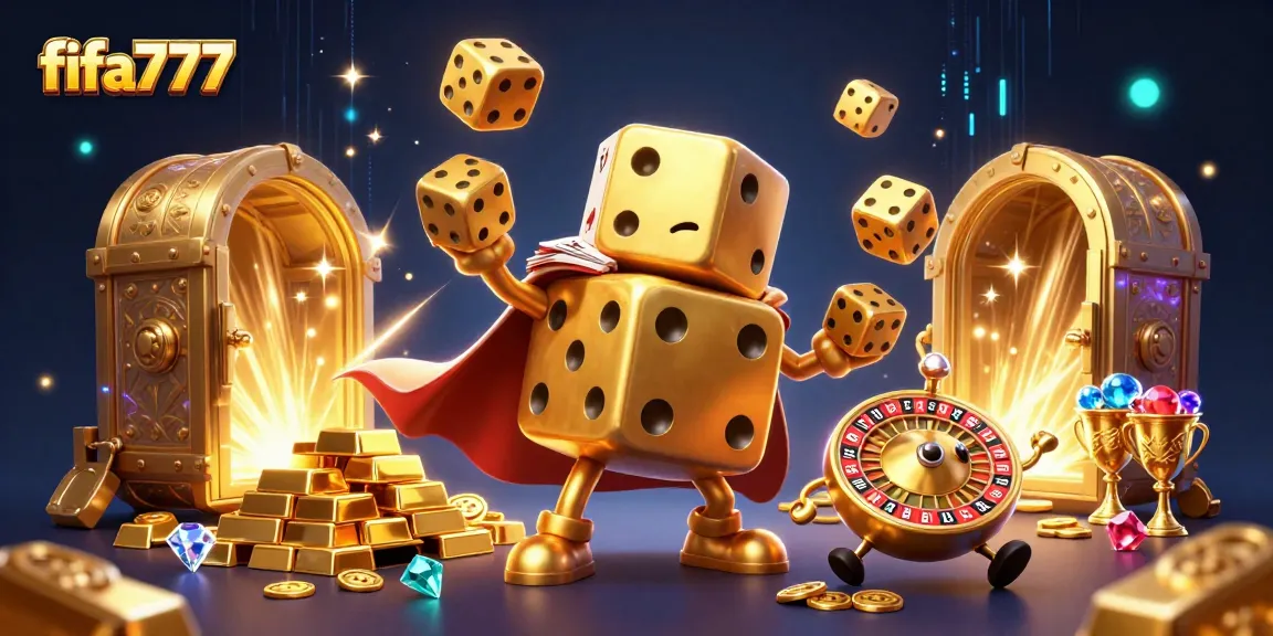 Experience the fifa777 excitement with dynamic 3D casino characters in a dazzling treasure atmosphere.