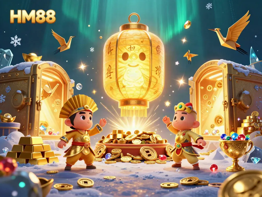 Experience exhilaration at HM88 casino, showcasing a vibrant scene brimming with golden treasures.