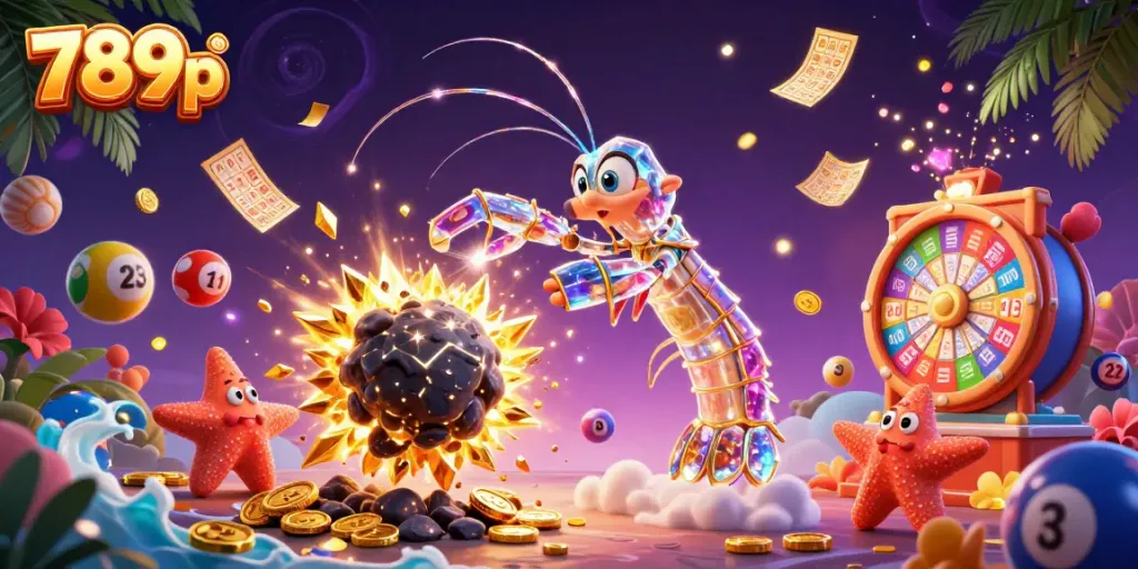 Engage with 789p’s exciting world of gaming through a vibrant illustration showing galactic samurai and fortune!