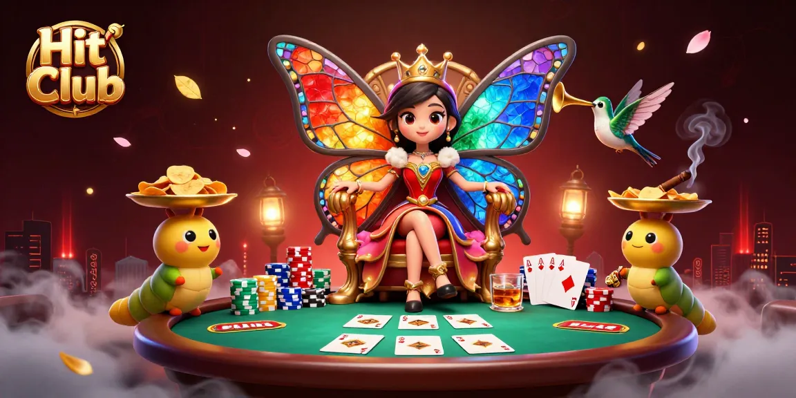 Experience the excitement of gaming at Hit Club with vibrant casino characters and rich table action.