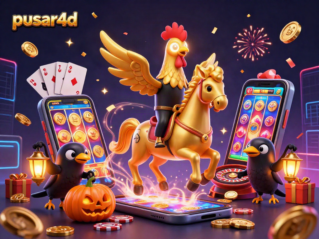 Pusar4d menyuguhkan slot game yang menarik dan keseruan permainan kasino dengan karakter konyol.